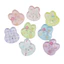 QEARY 30 Chiếc Nút Thỏ, Nơ Hoa Acrylic Nút Thỏ Dễ Thương, Nút Cardigan Trang Trí Trong Suốt DIY Quần Áo May Nút Tiếp Liệu May