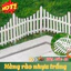 Hàng Rào PVC LUMERA HOME Khóa Kết Nối 360° Chống Chịu Thời Tiết Dễ Vệ Sinh Màu Trắng