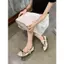 Giày Đế Bằng TT Mùa Hè Phong Cách Mới Nữ Nhỏ Giày Đơn Nơ Ngón Tròn Giày Ballet