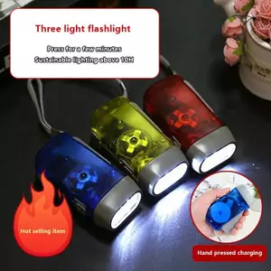 Ziyulinyuk 1 Máy Gia Đình Cầm Tay Tự Tạo Đèn Pin Sạc Ngoài Trời Ban Đêm Cắm Trại Chống Mưa Di Động Đèn Pin Chiếu Sáng VN