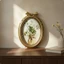 Khung Nhựa Mở Hình Bầu Dục Baroque Hình Bầu Dục Khung Trang Trí Cổ Điển Cũ Cho Phòng Khách, Lối Vào