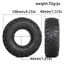 4 108mm 1.9 Lốp Xe Bánh Xích Đá Địa Hình Lốp Cao Su Tất Cả Tác Động Cao Su Cho 1 / 10 FCX10 Trục SCX10 Pro SCX10 UTB18 TRX4 Redcat Gen8 7VS4-10