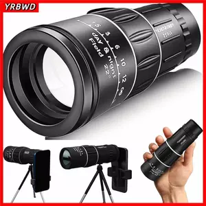 Kính thiên văn một mắt YRBWD, Phạm vi Zoom HD công suất cao có độ phóng đại cao, Kính viễn vọng kính gián điệp ban đêm tầm xa 16x52 ngoài trời