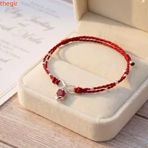 THEGIRL8B Vòng chân hai lớp, Dây thiết kế đơn giản Vòng chân dệt dây, Vòng tay may mắn Người yêu Tình bạn Phụ nữ Trang sức Quà tặng