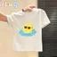 Áo thun ngắn tay cho trẻ em Cool Lemon Print Kính râm hàng đầu Đồ họa mùa hè mặc thường ngày
