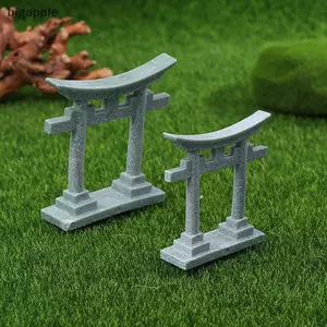 Bigapple Torii Cổng Trang Trí Bể Cá Thu Nhỏ Ornamenttank Sân Vườn Đền Thần Khí Phong Cảnh Cát Trang Trí Micro Mô Phỏng RDG