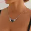 HFSHY Punk Thẩm Mỹ Goth Quỷ Trái Tim Dây Thép Gai Choker Nelace Không Gây Dị Ứng Hợp Kim Trang Sức Cho Câu Lạc Bộ Đảng Mặc VN