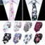 JVSUB 6 cm Cravat, Thanh Lịch Paisley Hoa Cotton Tie, Thời Trang Mỏng Dễ Thương Áo Sơ Mi Hoa Phụ Kiện Nam Nữ