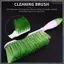 Khăn trải giường Bàn chải làm sạch mảnh vụn Lông mềm Quần áo để bàn Sofa Duster Hạt nhỏ Tẩy lông (Xanh lá cây)