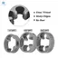 6 Cái PVC Thread Maker Tool Pipe Threader Plumbing Tool Kit Pipe Round Die Set với 3 khuôn 1 / 2 In, 3 / 4in và 1in NPT Die Set