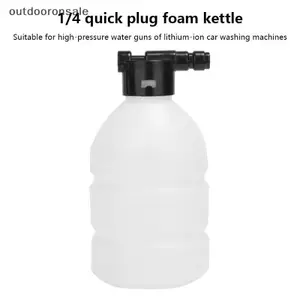 Nồi bọt tuyết 1 / 4 Inch có thể điều chỉnh 300ml dành cho máy rửa áp lực rửa xe FSI