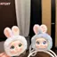 HFSHY Dainty Đầu Thỏ Sang Trọng Bapa Mặt Dây Chuyền Mềm Mại Đáng Yêu Trang Trí Món Quà Hoàn Hảo Cho Người Hâm Mộ Thỏ Trẻ VN