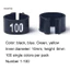 100 Chiếc Vòng Chân Gia Cầm Di Động Có Thể Tháo Rời