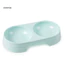 Pet Puppy Dog Cat Food Water Dish No Slip Feeder Bát đựng nhựa đôi