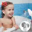 Tóc Trắng Tắm Nước Đầu Ống Phòng Tắm Dầu Gội Tắm Vòi Trộn Tập
