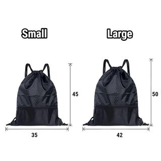 RATTANCO 1 Túi Dây Rút Thể Thao, Ba Lô Thể Dục Ngoài Trời Chống Thấm Nước, Mũ Bảo Hiểm Bóng Rổ Unisex Bảo Quản Túi Dây Kéo Gấp