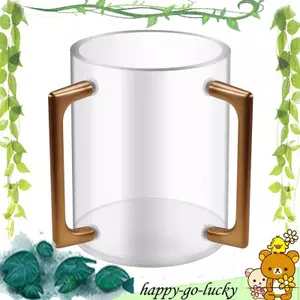 Cốc rửa tay bằng đồng dành cho người Do Thái cầu nguyện- Thiết kế hình trụ Acrylic với hai tay cầm bằng kim loại