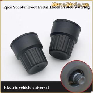 MONOSTYLE 2 Lỗ bàn đạp chân, Phụ kiện phích cắm bảo vệ xe tay ga màu đen, 30 * 25 * 35mm E-bike Phụ tùng xe đạp điện chống trầy xước