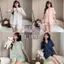 Set Pyjama Cộc Cổ Vest Hoạ Tiết Hoa Nhí S05 LIPU