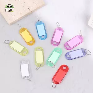 10 Chiếc Móc Khóa Nhiều Màu Chìa Khóa ID Nhãn Thẻ Hành Lý Thẻ Phân Loại Số Khách Sạn Thẻ Chìa Khóa Móc Khóa Màu Sắc Ngẫu Nhiên EMKK