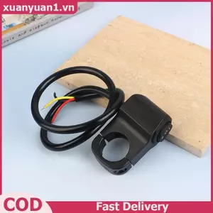 XUAN Tay Lái Xe Máy Đa Năng 1 / 2 Bánh Răng 3 Chiều Công Tắc BẬT TẮT Đèn Lái Xe Mini Đèn Pha Đèn Pha Điều Khiển Công Tắc Moto Dụng Cụ VN