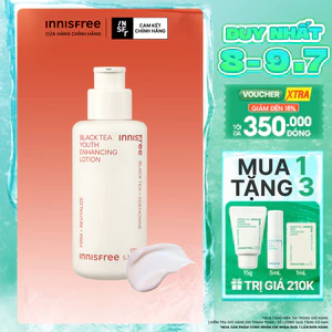 Sữa dưỡng ngăn ngừa lão hóa từ trà đen innisfree Black Tea Youth Enhancing Lotion 170ml