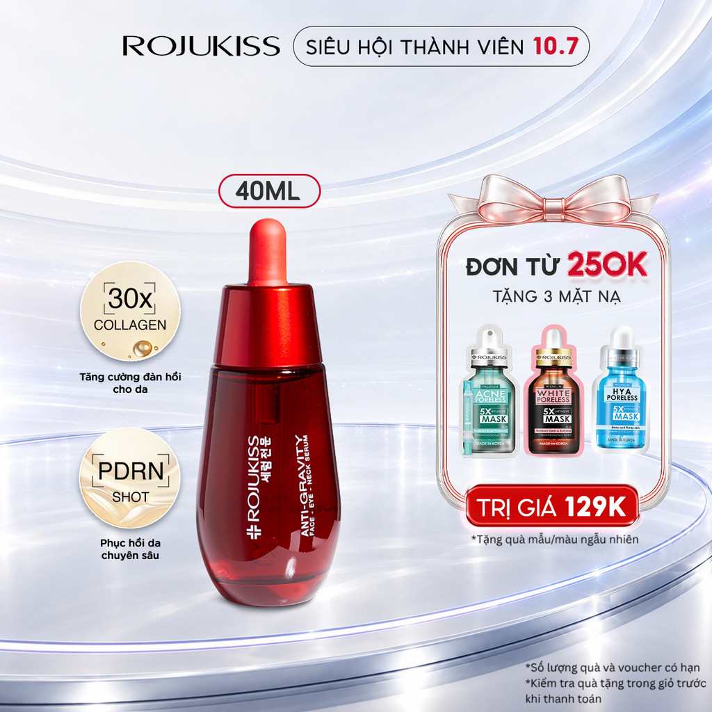 Serum Dưỡng Da Rojukiss Face Eye Neck Serum 40 Ml