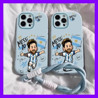 cho iPhone 17 13 Pro Max 16 15 14 11 12 XR XS 7 8 Plus, ốp điện thoại da TPU Ốp điện thoại chủ đề MESSI, phù hợp