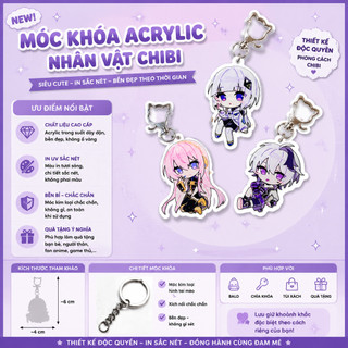 Vol.3 porte-clés Vocaloid chibby, Kafu, Vflower, Megurine Luka, Double face