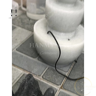 Phong thuỷ luân đá non nước giá xưởng 35 cm kèm bơm nước HANMYNGHE