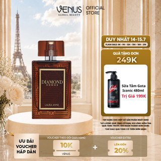 Nước Hoa Nam Diamond Homme Brown Hương Thơm Nam Tính, Lịch Lãm 45ml