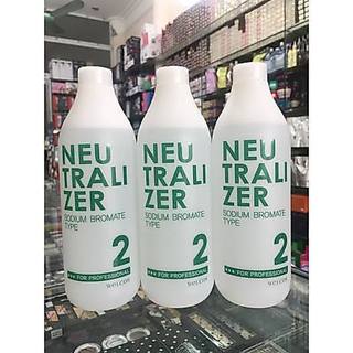 Uốn tóc số 2 đa năng Welcos SB, HP neutralizer 2 1000ml( thuốc dập định hình)