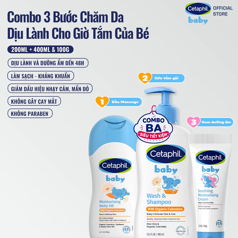 Combo Cetaphil Baby