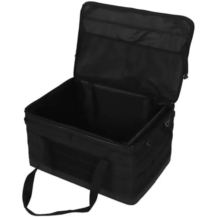 Túi đựng đồ cắm trại XHTLLO 60L có bộ chia có thể tháo rời, Túi đựng đồ màu đen chống thấm nước cho dụng cụ nấu ăn cắm trại, Thiết kế chống trượt Túi đựng đồ cắm trại thân thiện với du lịch