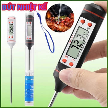 Nhiệt Kế Điện Tử Độ Chính Xác Cao Nhiệt Kế Đo Nước Pha Sữa Đầu Inox 304 Cao Cấp Nhiệt Kế Đo Thực Phẩm - GNOFE