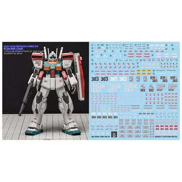 Đề Can Mô Hình Cho HGUC 1 / 144 RGM-86R GM III Bộ Mô Hình Ma Tùy Chỉnh Decal HD Màu Huỳnh Quang Nước Dán Cho Mô Hình Sở Thích DIY