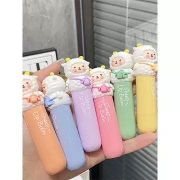 son dưỡng lipice son dưỡng lipice có màu Shijing Lip Balm Nữ Dưỡng Ẩm Dưỡng Ẩm Dưỡng Ẩm Tẩy Tế Bào Chết Da Phai Màu Môi Đường Chống Khô Cao Cấp Non-G