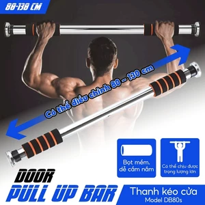 (DB60-100cm )-BG-Xà đơn treo tường gắn cửa độ dài tùy chỉnh cao cấp tập thể dục tại nhà