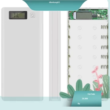 [Mới 2019 - CHỐNG NGƯỢC CỰC] BOx sạc dự phòng 8 cell , mạch sạc dự phòng 2A, mạch sạc pin 18650