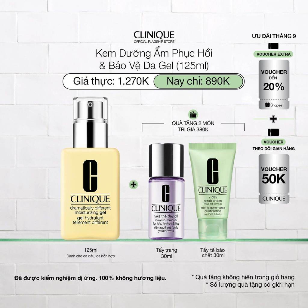 Kem dưỡng ẩm cân bằng Clinique Dramatically Different Moisturizing 125ml (Gel - Lotion - Jelly)