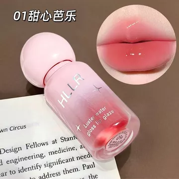 甜心嫩妹女高水光镜' 面滋润显白唇釉保湿伪素颜低饱和学生早八口红Clear And Pure Desired Lip Gloss, Lip Gloss, Moisturizing Mirror Gloss, Student'S Whitening Effect, Fluffy Glass Lip L