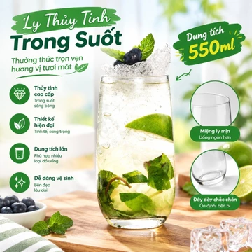Phong cách mới ~ Mojito thủy tinh mojito cocktail thanh thủy tinh uống dài ly thủy tinh Colin nước trái cây thủy tinh rượu thủy tinh trộn thủy tinh / Lưới thủy tinh chịu nhiệt độ cao Cốc nước đỏ Colli