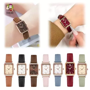 Đồng hồ đeo tay nữ TIEZI, Đồng hồ thạch anh nữ tinh tế tối giản, Đồng hồ nữ chống nước di động thanh lịch hợp thời trang dành cho nữ
