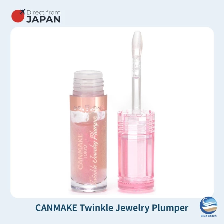 CANMAKE Twinkle Jewelry Plumper/Son Bóng/Căng Mọng/Nhũ Ngọc Trai/Mát Lạnh/Không Paraben/3 Màu