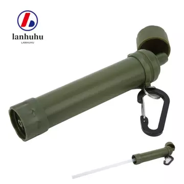 Lọc Nước LANHUHU, Máy Lọc Nước Uống Trực Tiếp PP, Di Động Dễ Dàng Sử Dụng Trọng Lượng Nhẹ Bộ Lọc Ống Hút Ba Lô Chuyến Đi