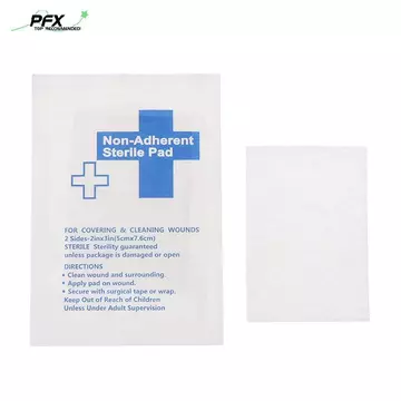 PFX 10 Chiếc Tấm Gạc Chống Thấm Nước Miếng Lót Không Dính Bộ Sơ Cứu Vết Thương Băng Băng Gạc Vô Trùng Miếng Lót