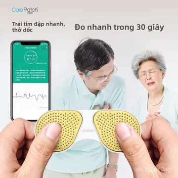 Máy theo dõi tim điện tâm đồ cầm tay Kapaki đo điện tim di động nhịp tim tại nhà