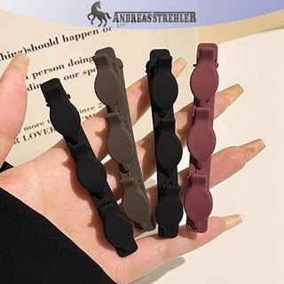 Onetimingfine Màu Trơn Kẹp Tóc Phong Cách Hàn Quốc Cắt Tóc Nổ Kẹp Trán Đổ Barrettes Phụ Kiện Tóc VN