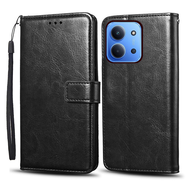 Dành Cho Xiaomi POCO C85 4G Ốp Lưng Lật Sang Trọng Ví Da PU Vỏ Điện Thoại Có Giá Đỡ Thẻ