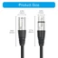 Cáp kết nối XLR kim loại BTM 3Pin đôi nữ đơn nam cho hệ thống âm thanh trực tiếp
